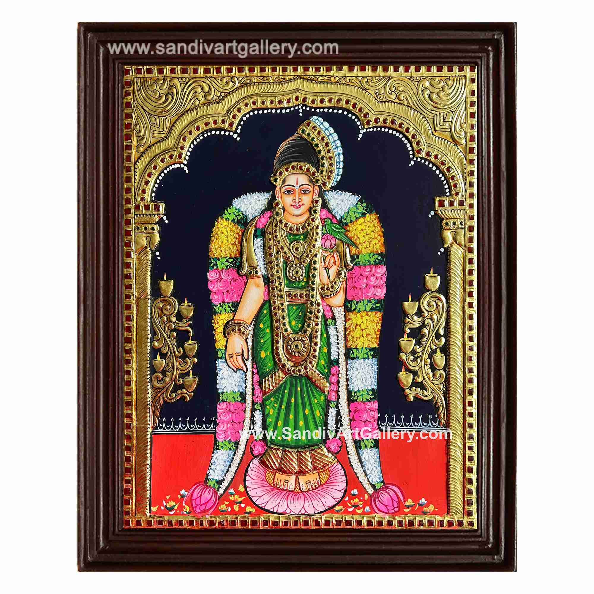 Andal Tanjore Painting