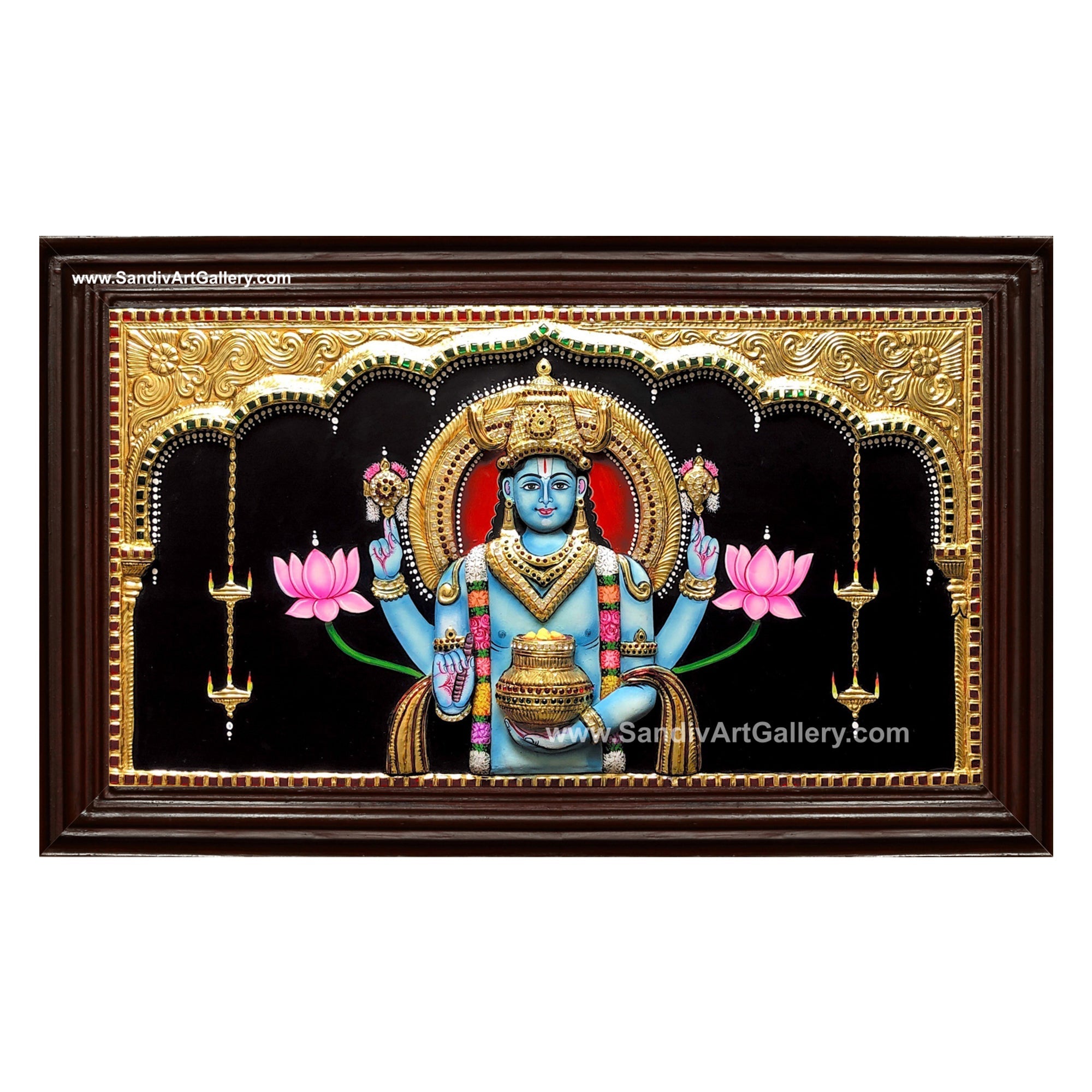 Dhanvantri Tanjore Painting