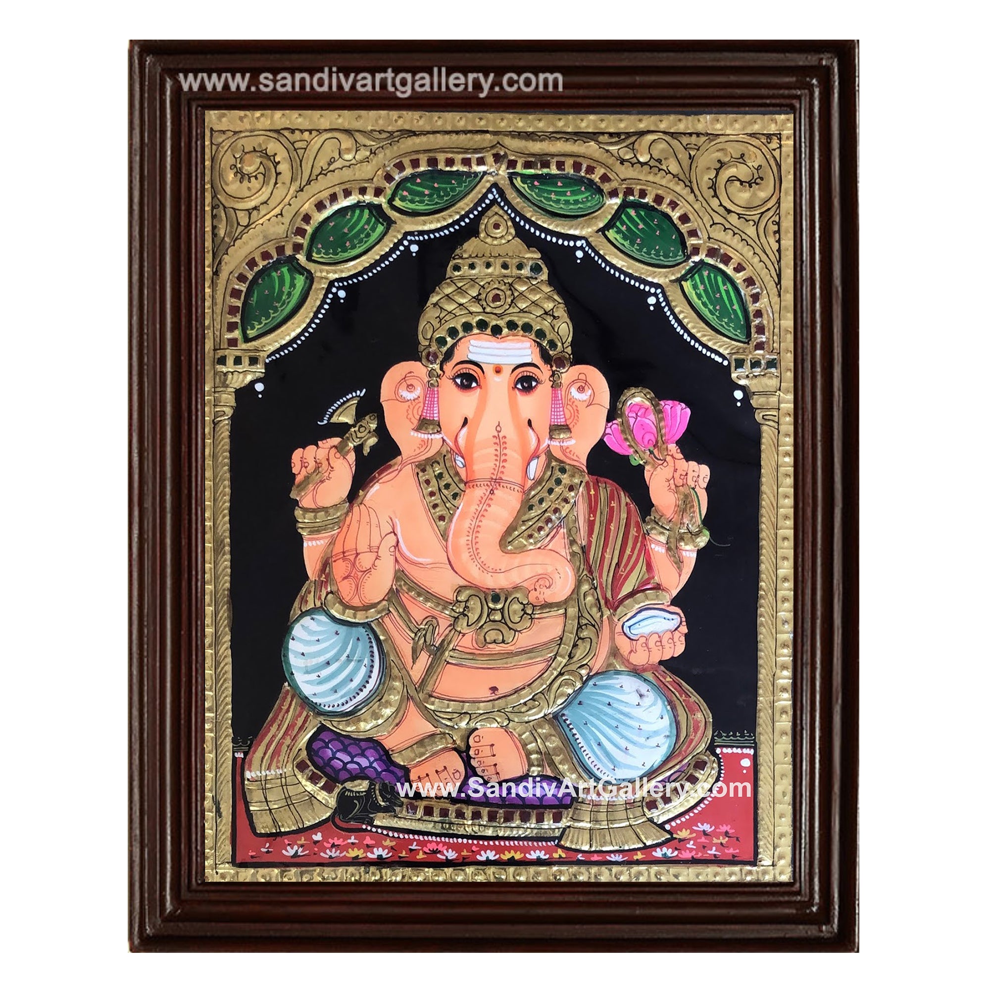 Ganesha Tanjore Painting