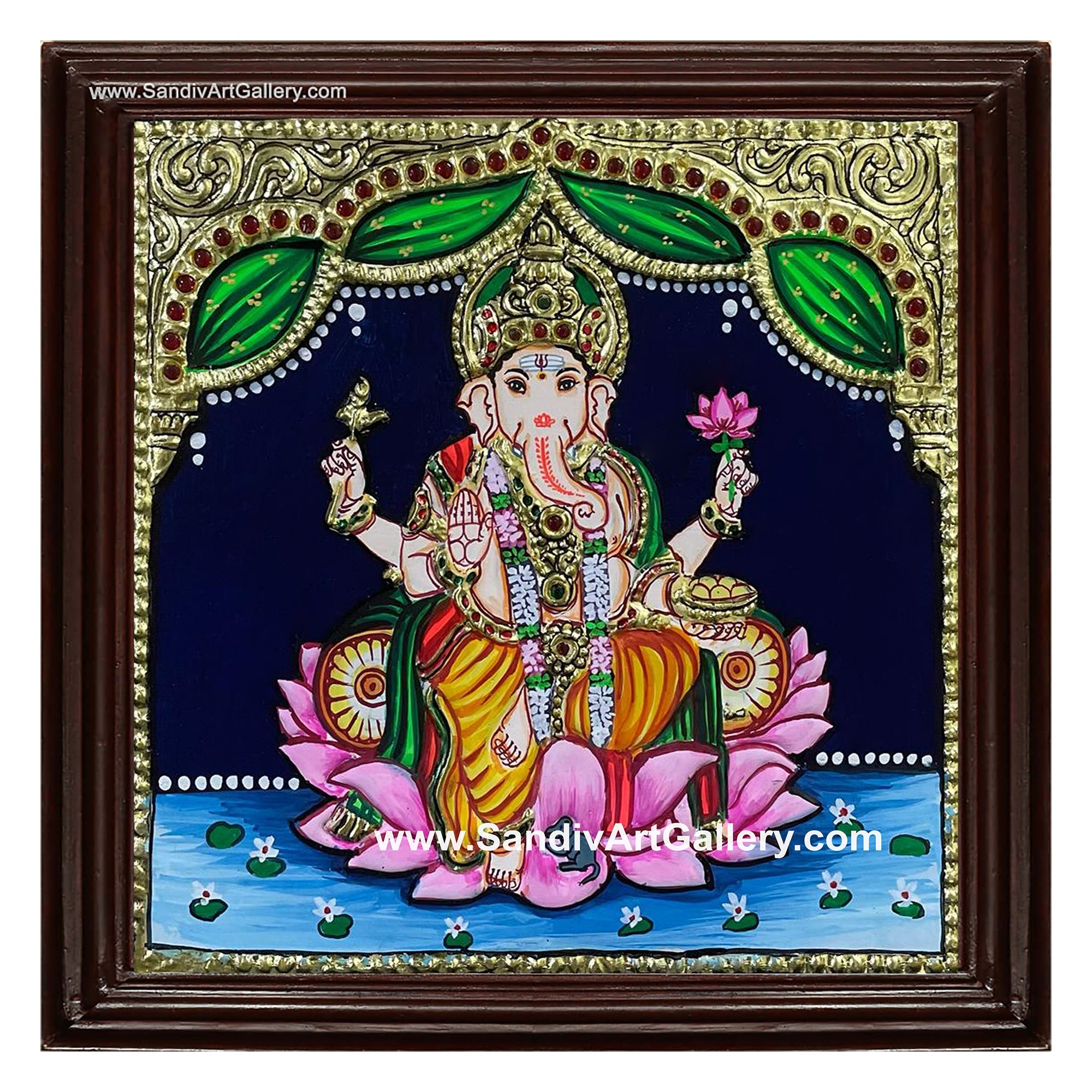 Ganesha on Lotus