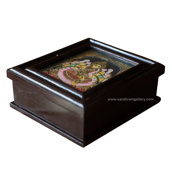 Lakshmi Tanjore Painting Jewel Box 1