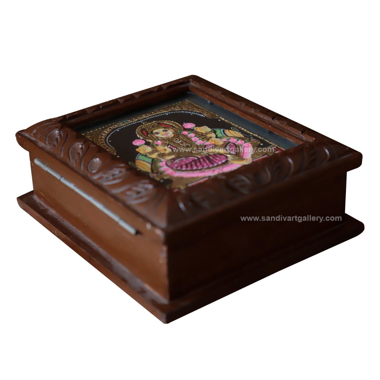 Lakshmi Tanjore Painting Jewel Box 2