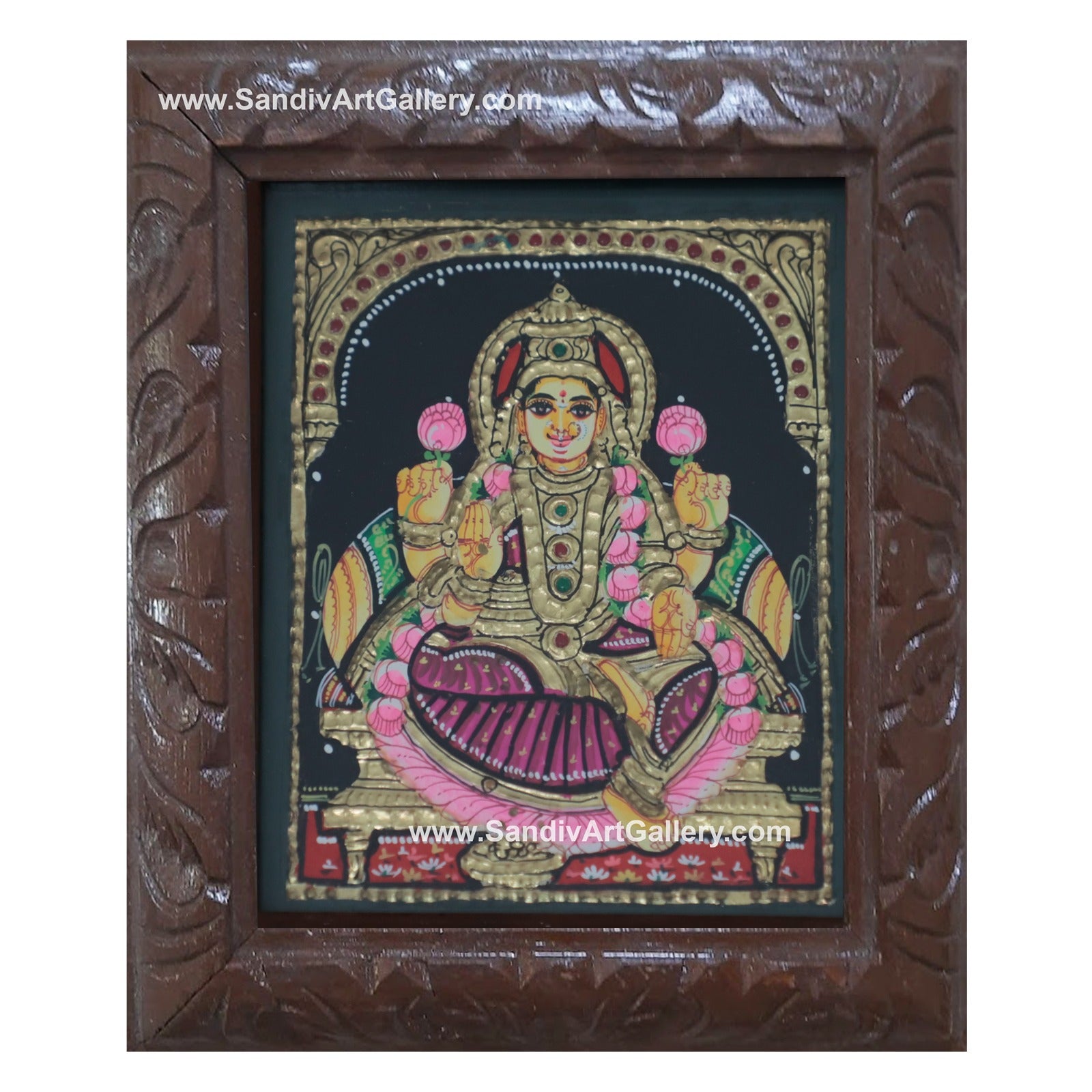 Lakshmi Tanjore Painting Jewel Box 2