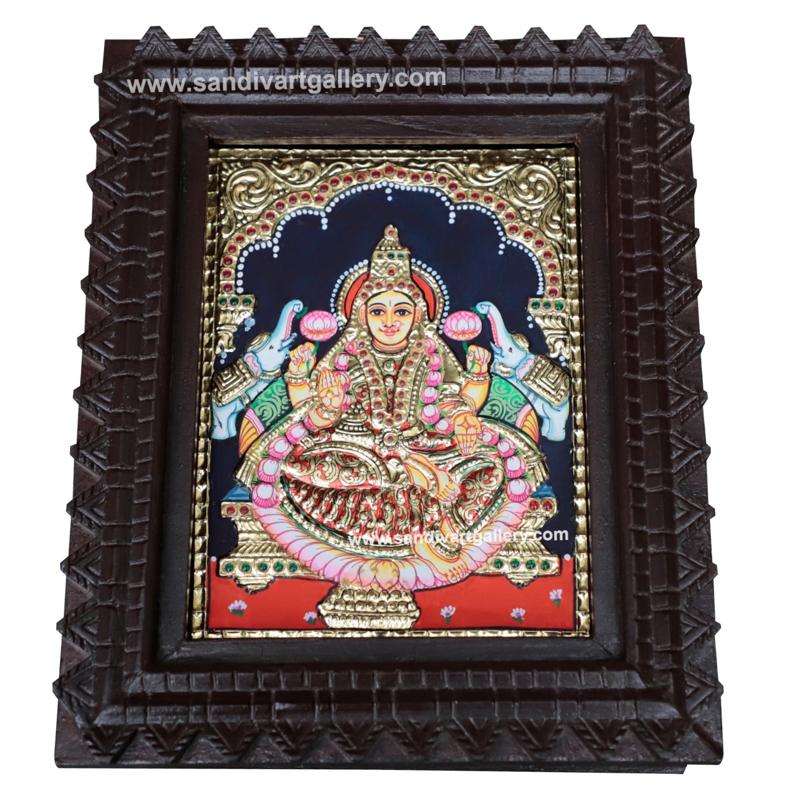 Lakshmi Tanjore Painting Jewel Box 4