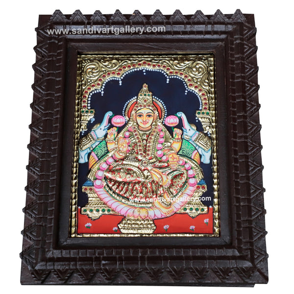Lakshmi Tanjore Painting Jewel Box 4