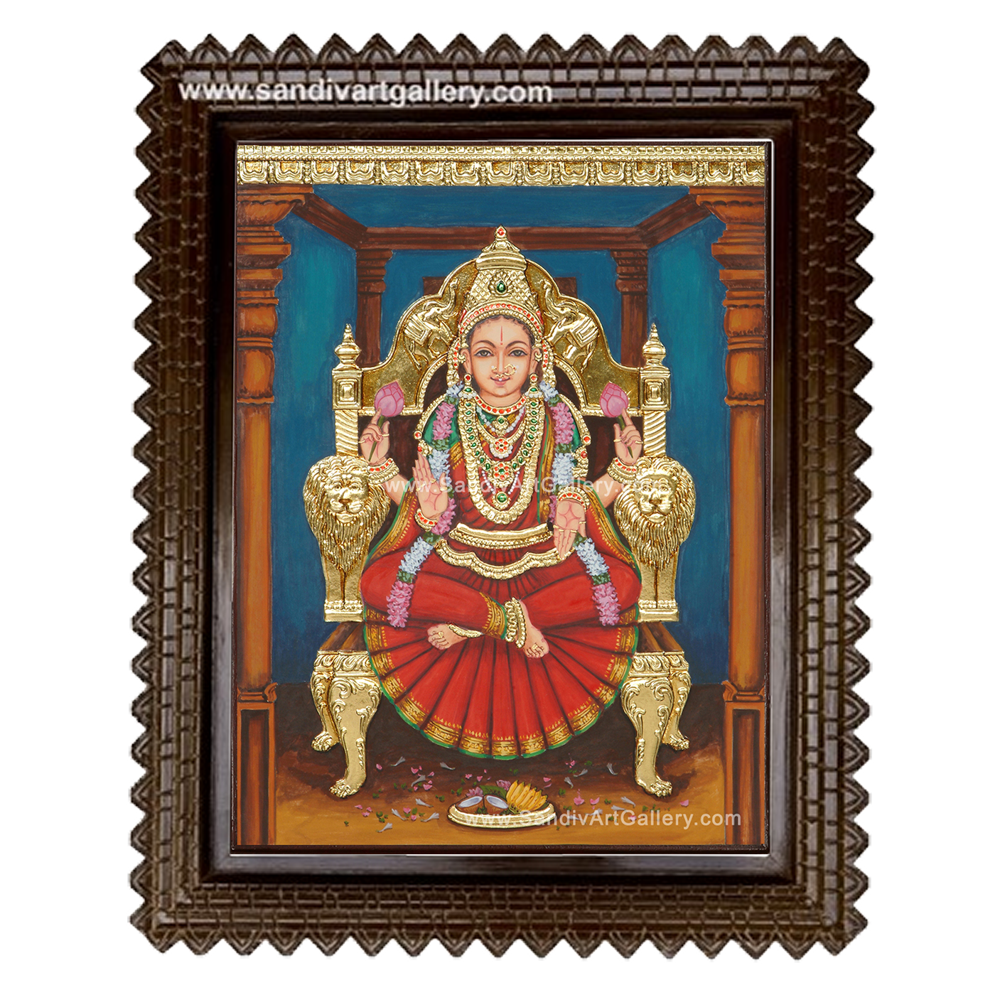 Antique Lakshmi Devi Tanjore Painting