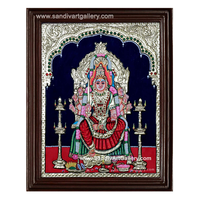 Samayapuram Mariamman Tanjore Painting