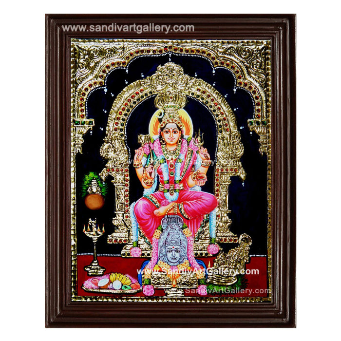 Karumariamman Tanjore Painting1