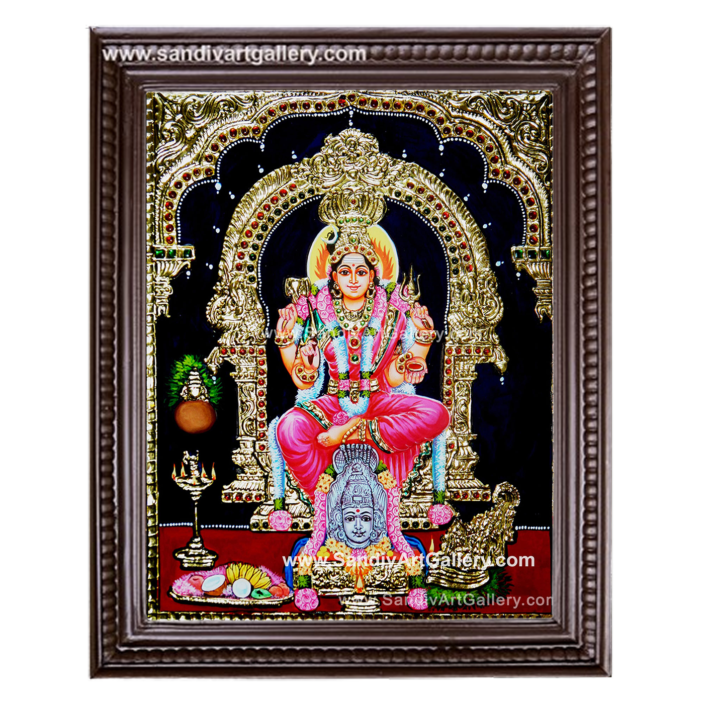 Karumariamman Tanjore Painting1
