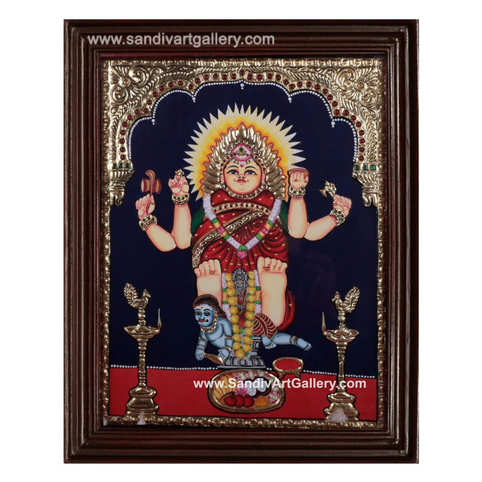 Masani Amman Tanjore Painting