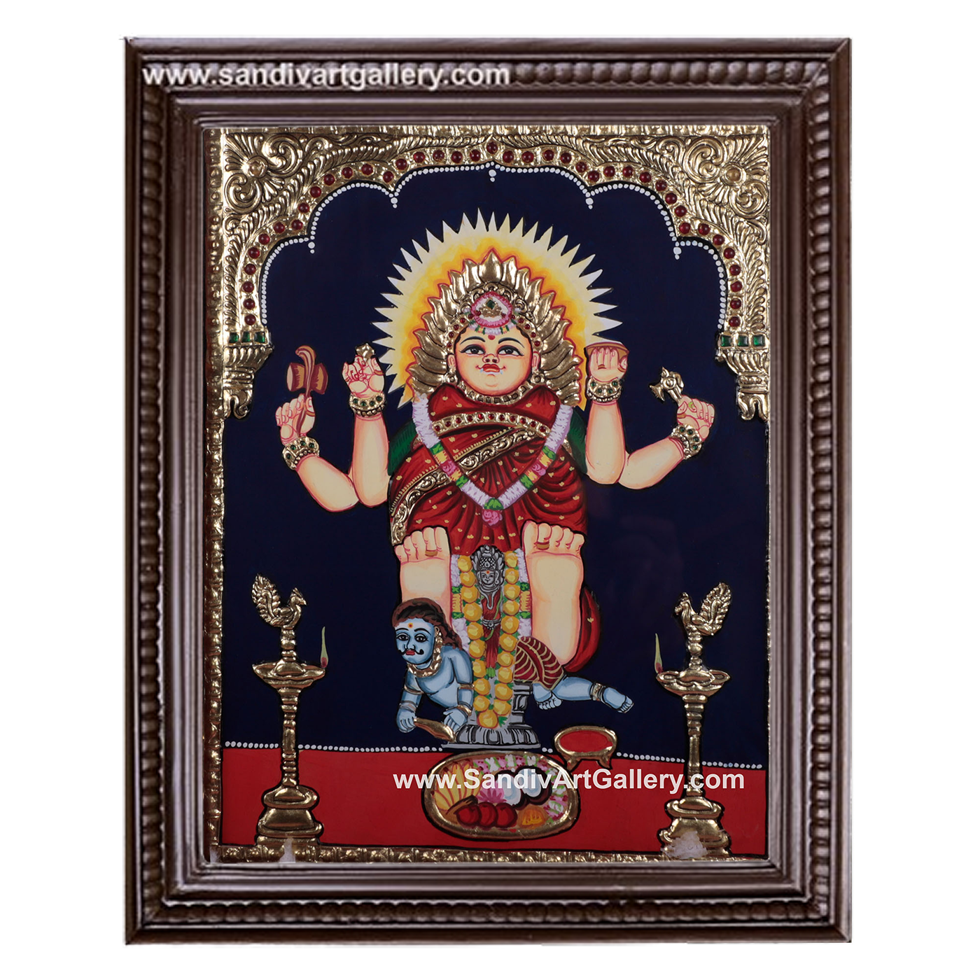 Masani Amman Tanjore Painting