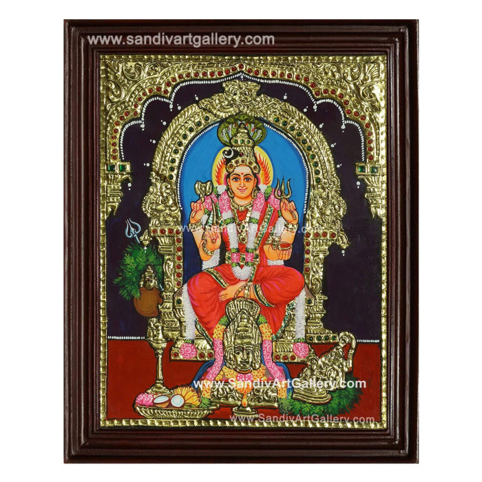 Karumaariamman Tanjore Painting