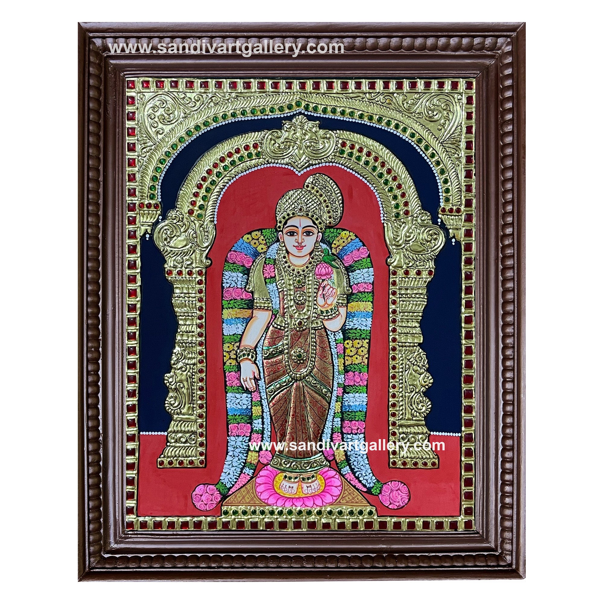 Andal Tanjore Painting