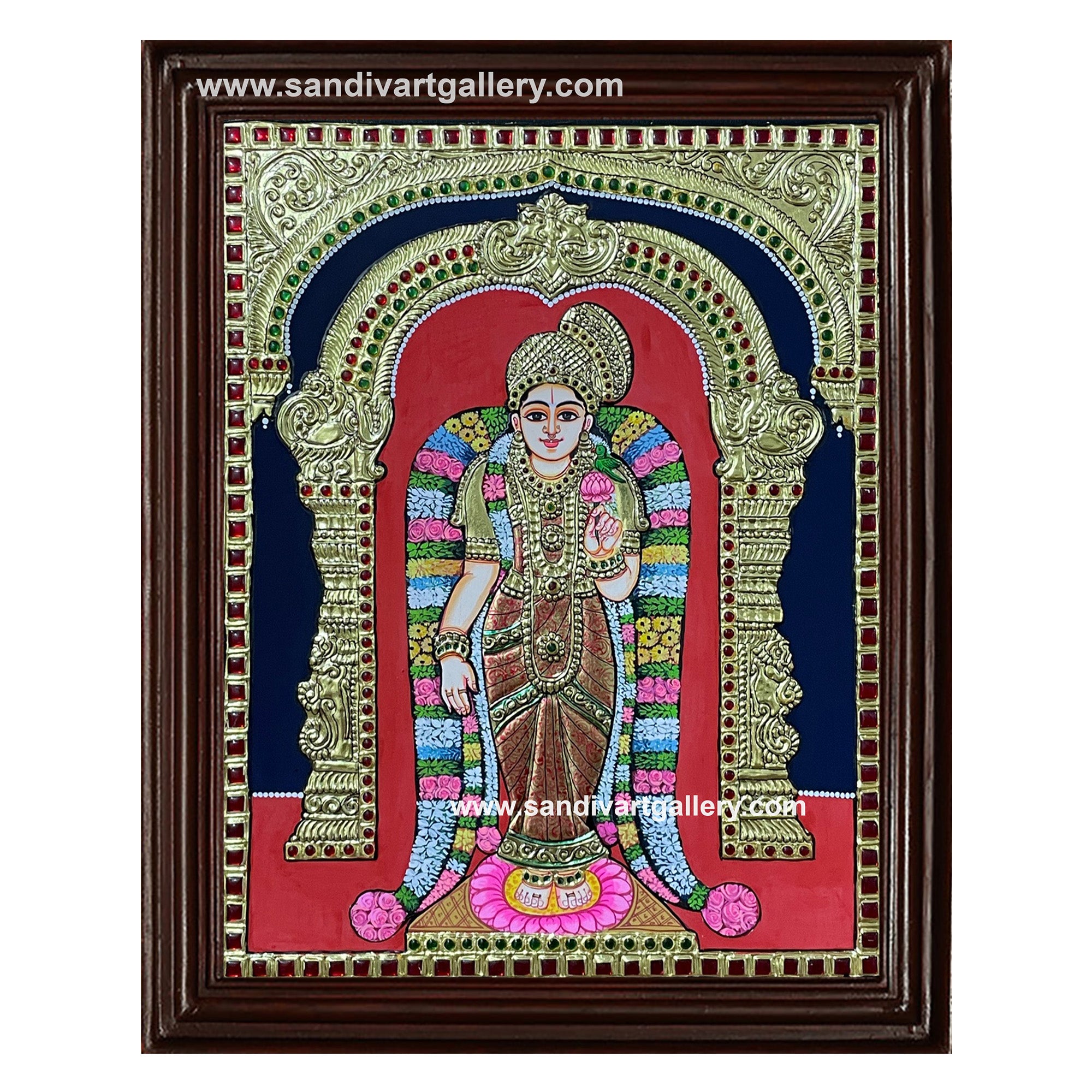 Andal Tanjore Painting