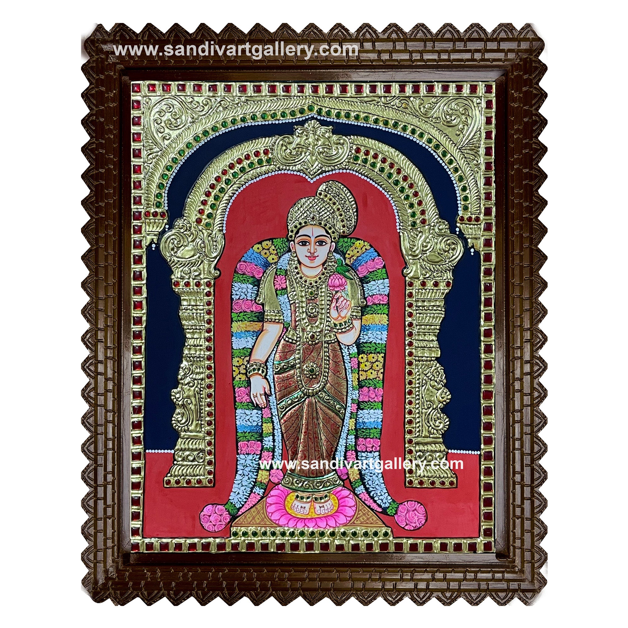 Aandal Tanjore Painting