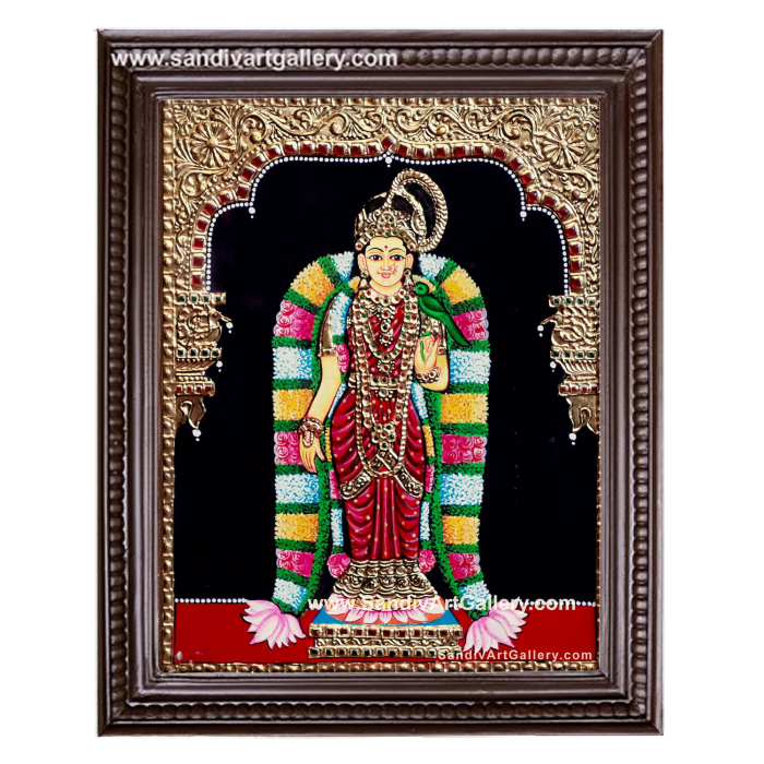 Srilvilliputhur Andaal Tanjore Painting