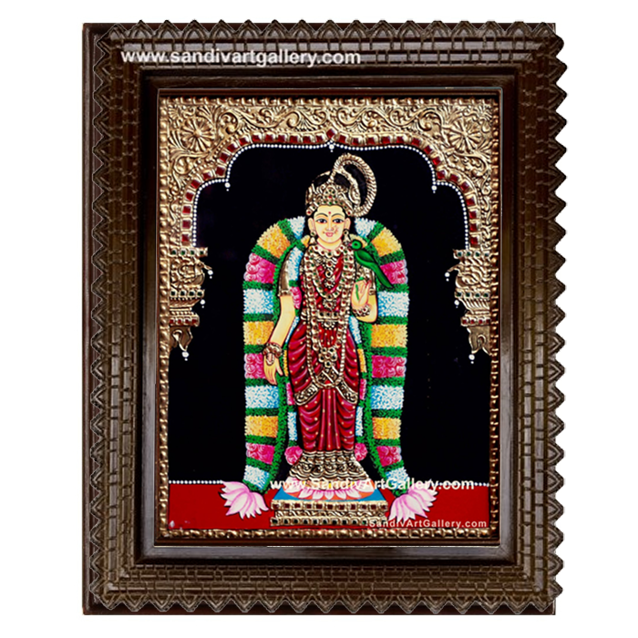 Srilvilliputhur Andaal Tanjore Painting