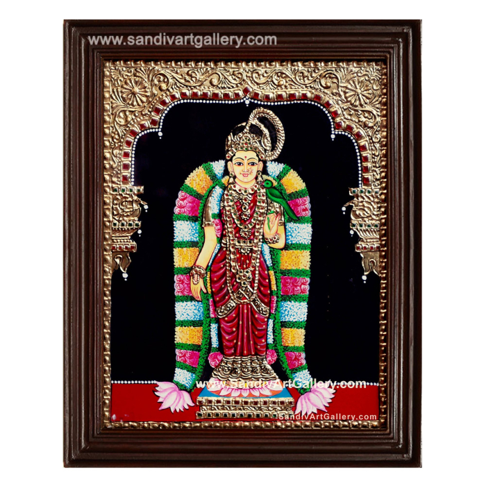 Srilvilliputhur Andaal Tanjore Painting