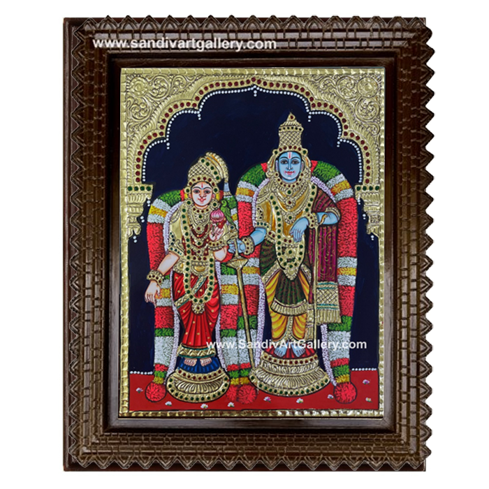 Andal Rangamanar Tanjore Painting