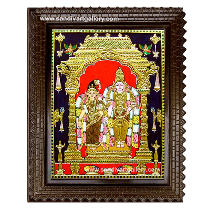 Andal Rangamannar Tanjore Painting