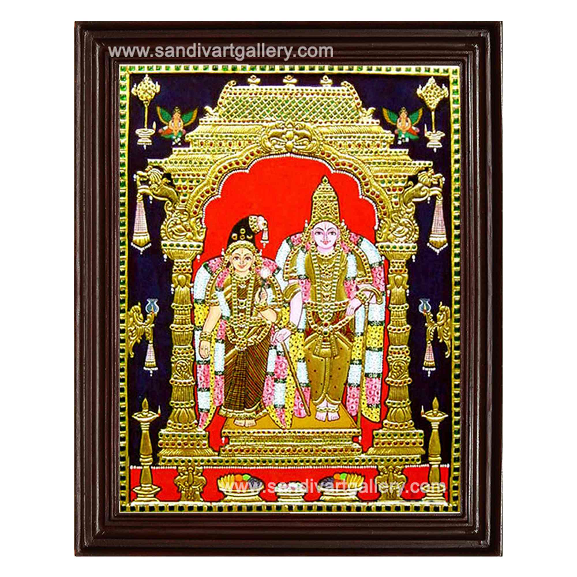 Andal Rangamannar Tanjore Painting