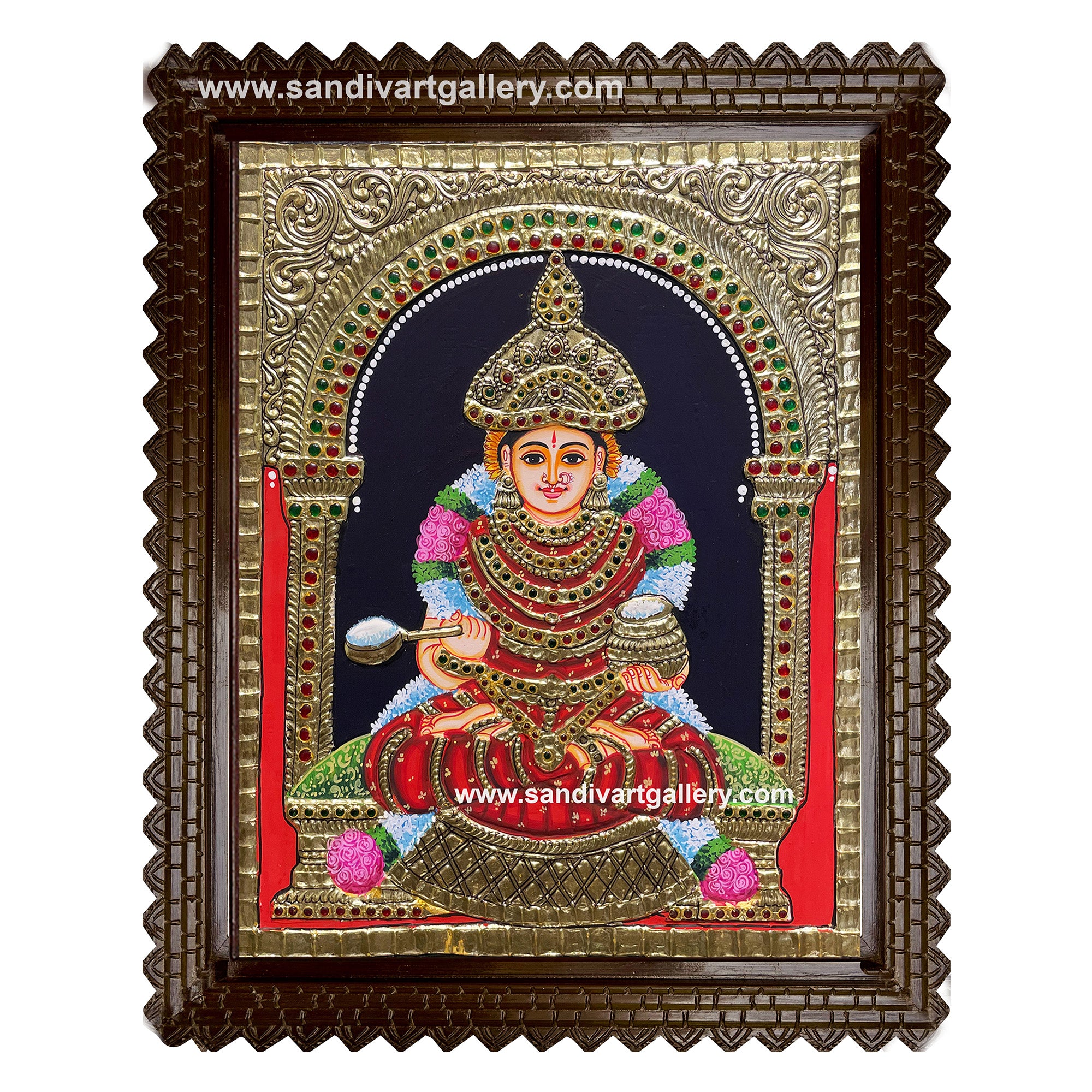 Annapoorni Tanjore Painting