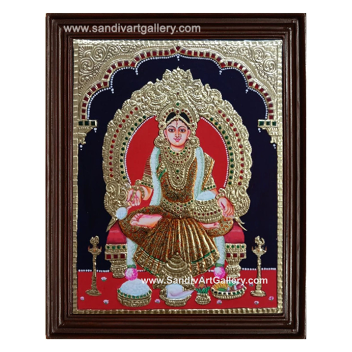 Annapoorneshwari Tanjore Painting