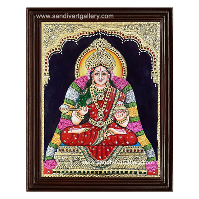 Sri Annalakshmi Tanjore Painting