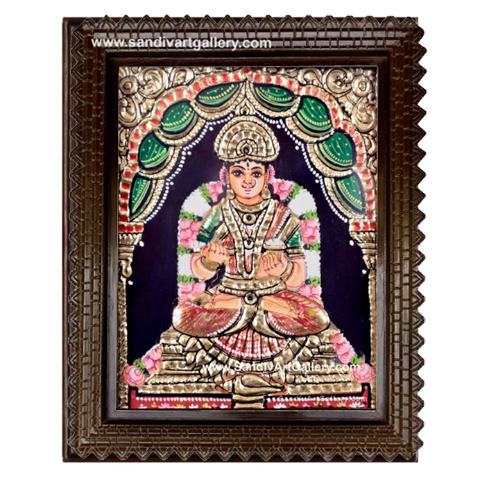 Annapoorani Small Size Tanjore Painting1