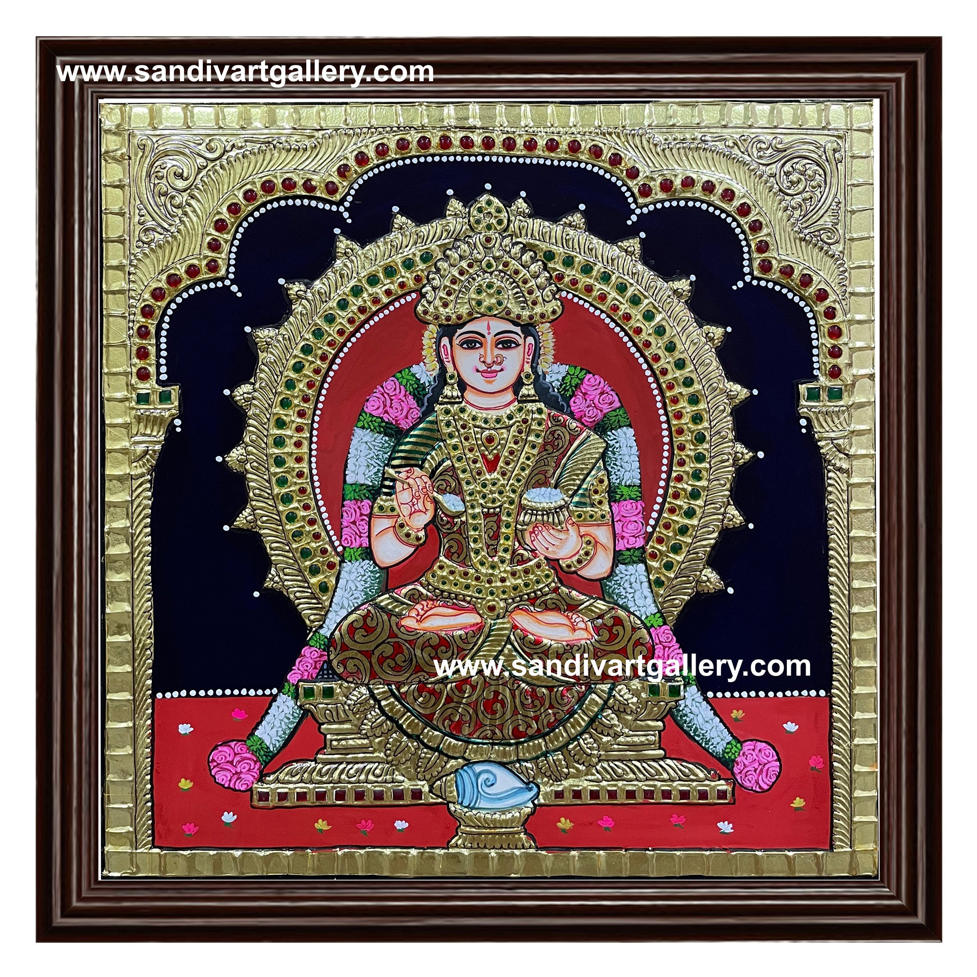 Annapoorneshwari Tanjore Painting