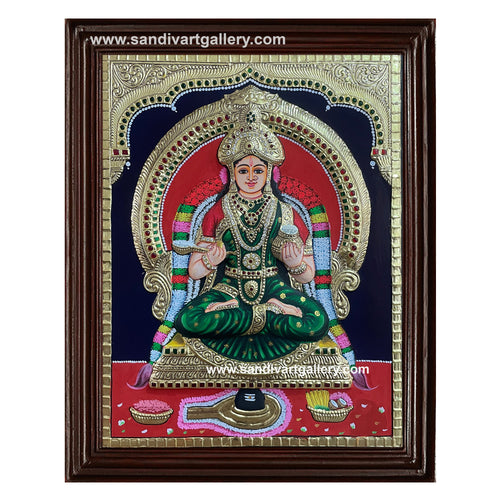 Annapoorani Semi Embossed Tanjore Painting