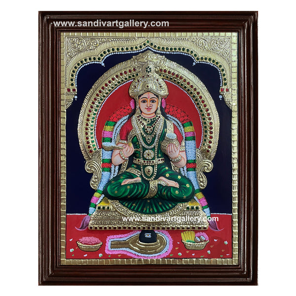 Annapoorani Semi Embossed Tanjore Painting