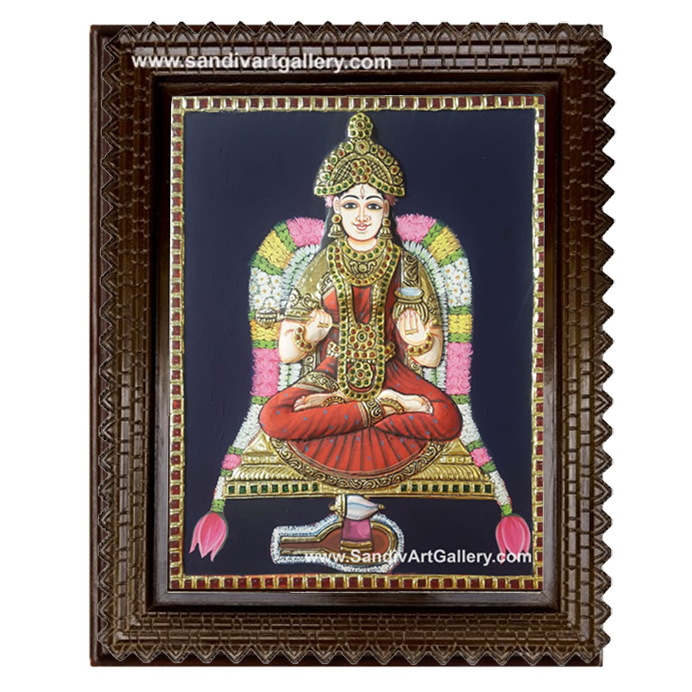 Annapoorani Semi Embossed Tanjore Painting