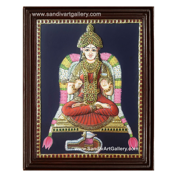 Annapoorani Semi Embossed Tanjore Painting