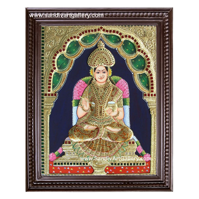 Annapurani 2D Embossed Tanjore Painting