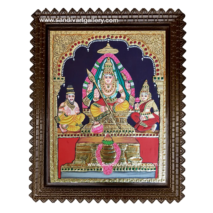 Thirupparakundram Murugan Tanjore Painting