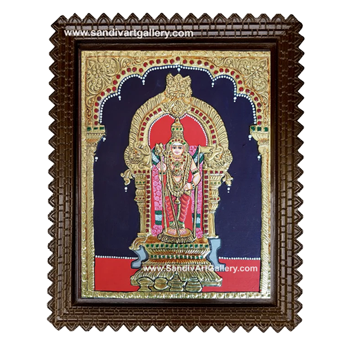 Palani Murugan Tanjore Painting