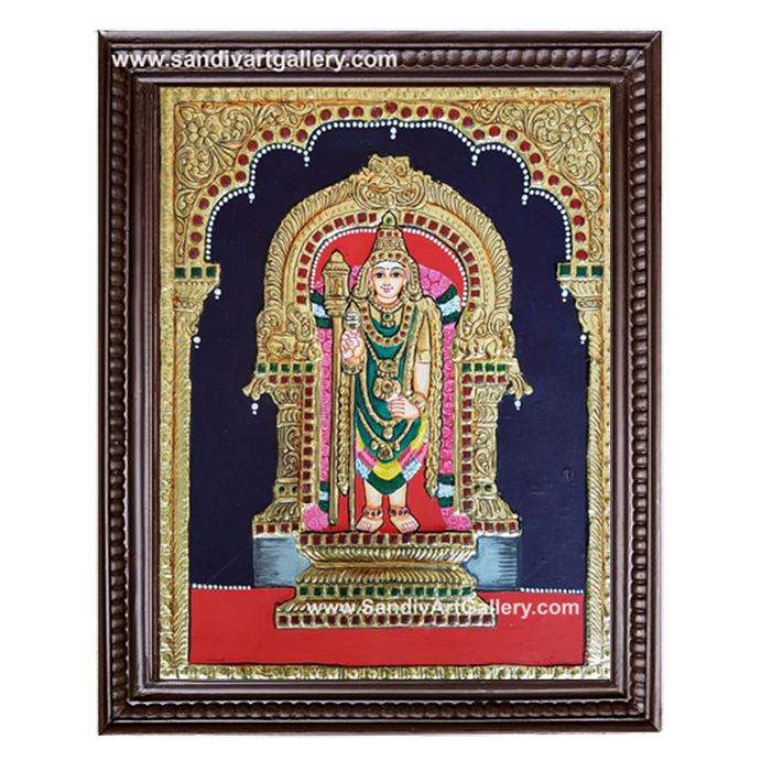 Swami Malai Murugan Tanjore Painting