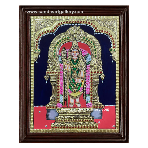 Swami Malai Murugan Tanjore Painting
