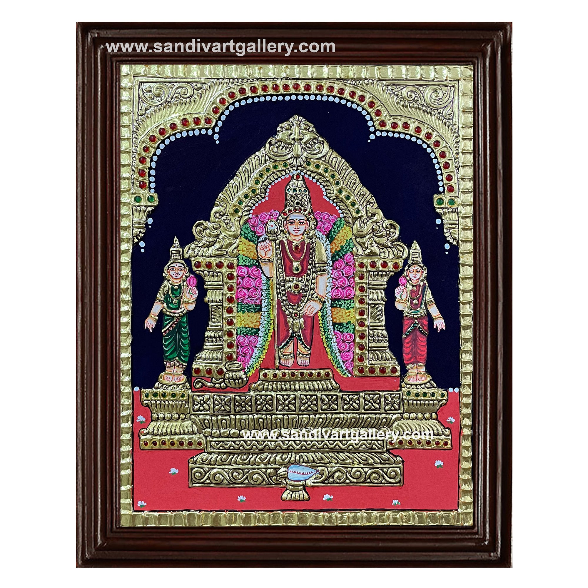 Thiruthani Murugan Tanjore Painting