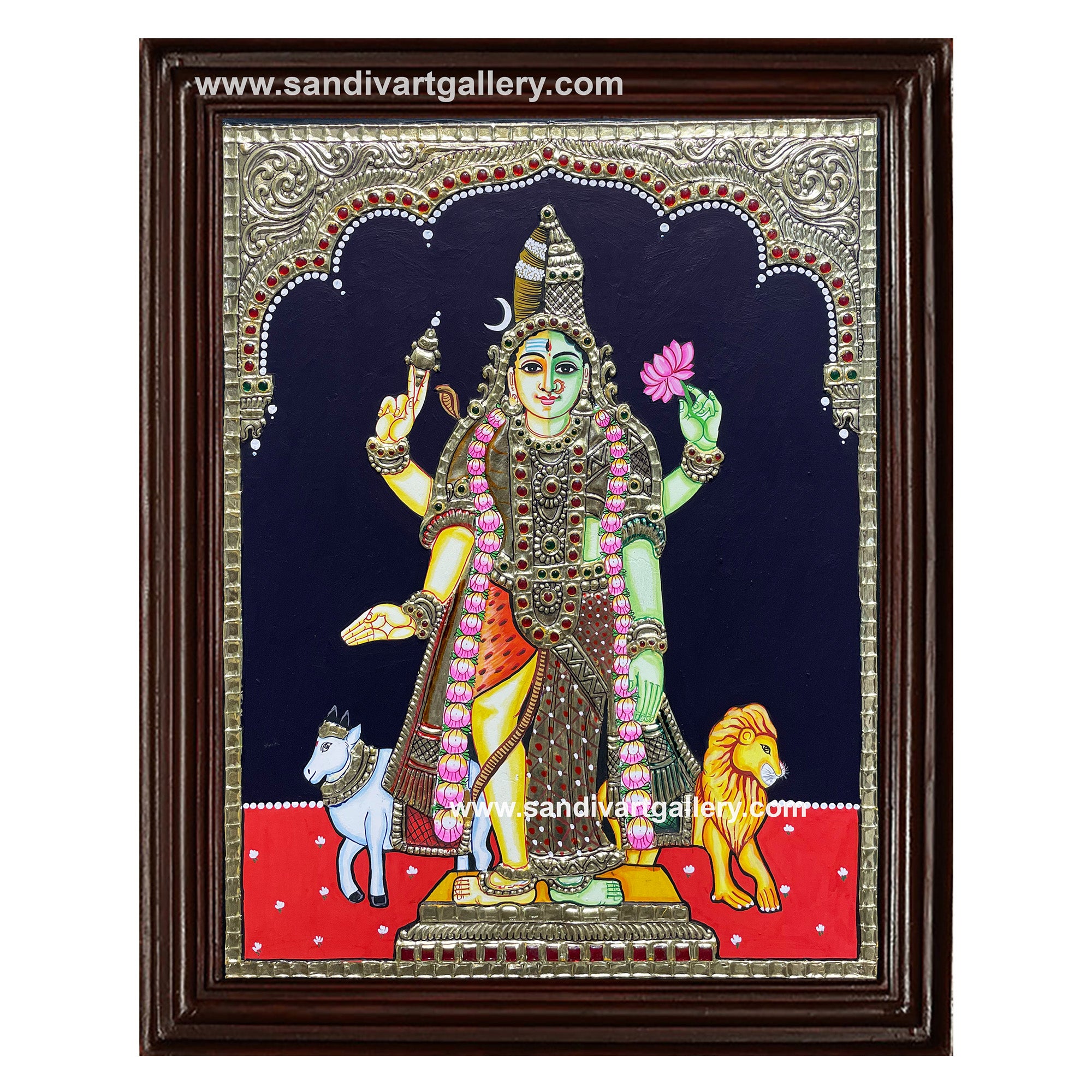 Arthanareeswarar Tanjore Painting