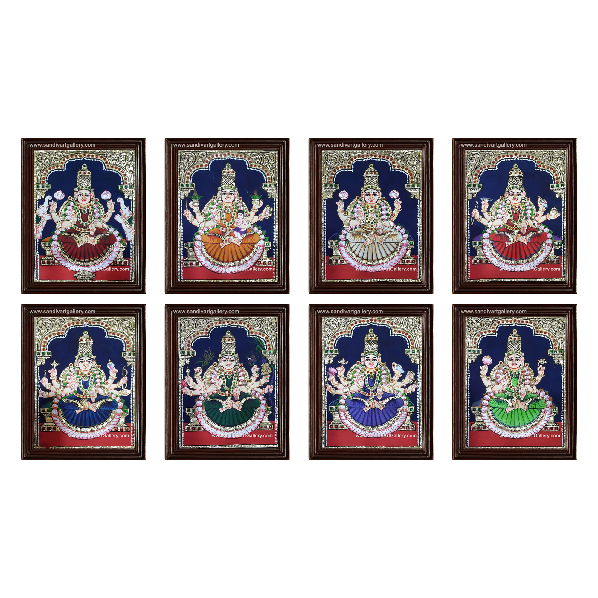 Ashtalakshmi Tanjore Painting