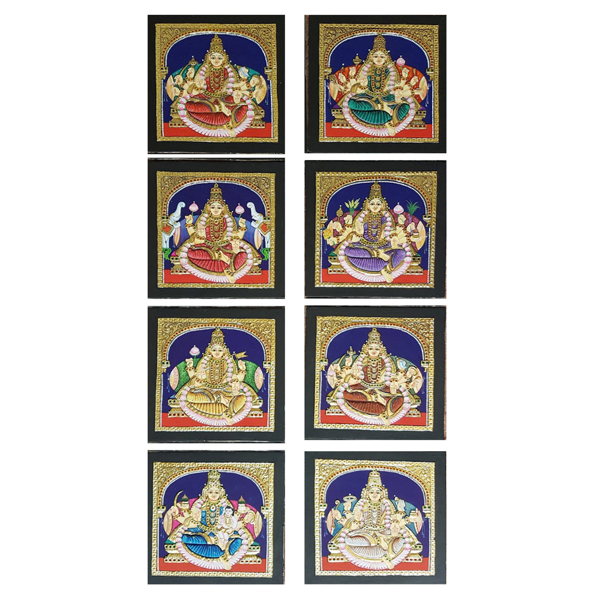 Ashtalakshmi Tanjore Painting2