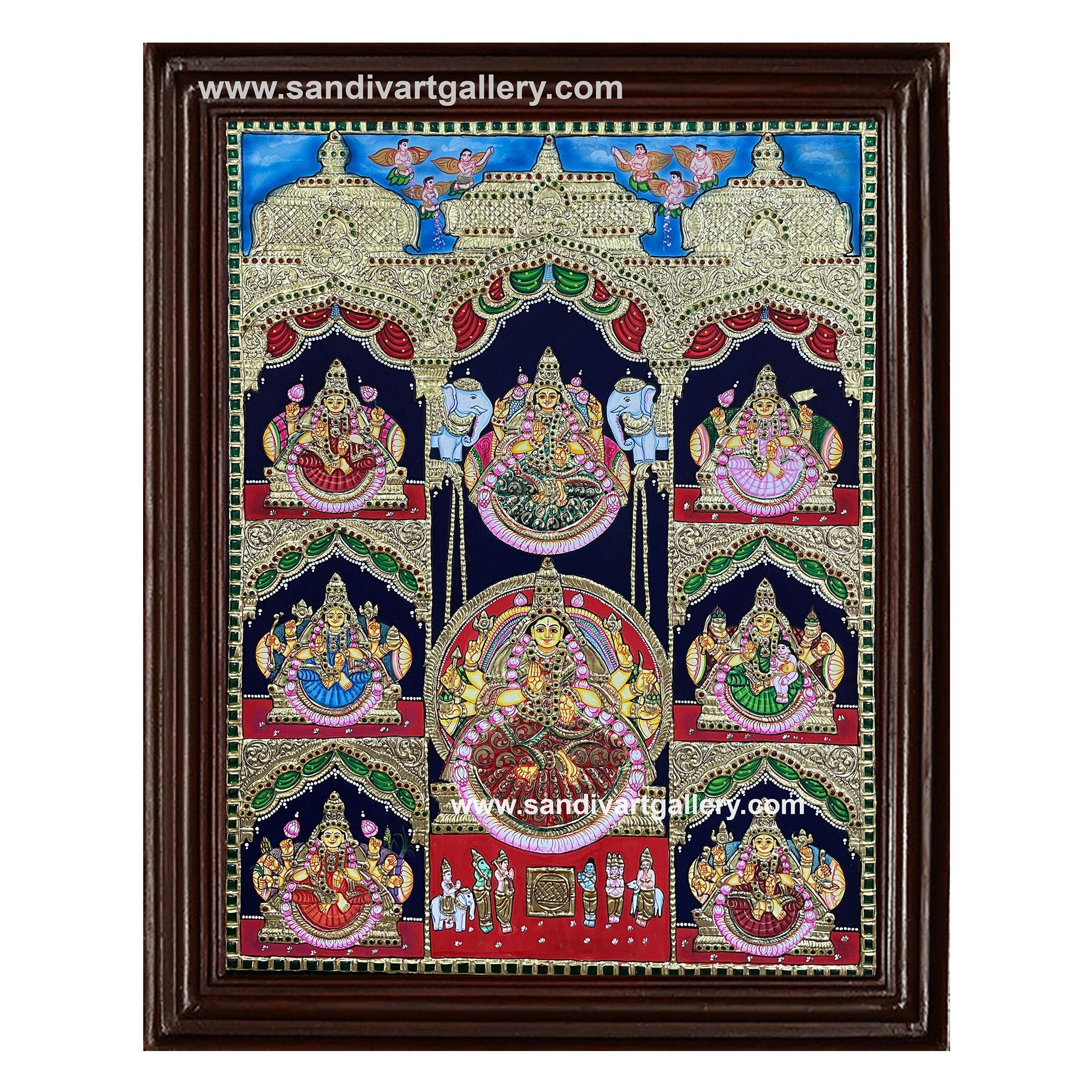 Ashtalakshmi Tanjore Painting