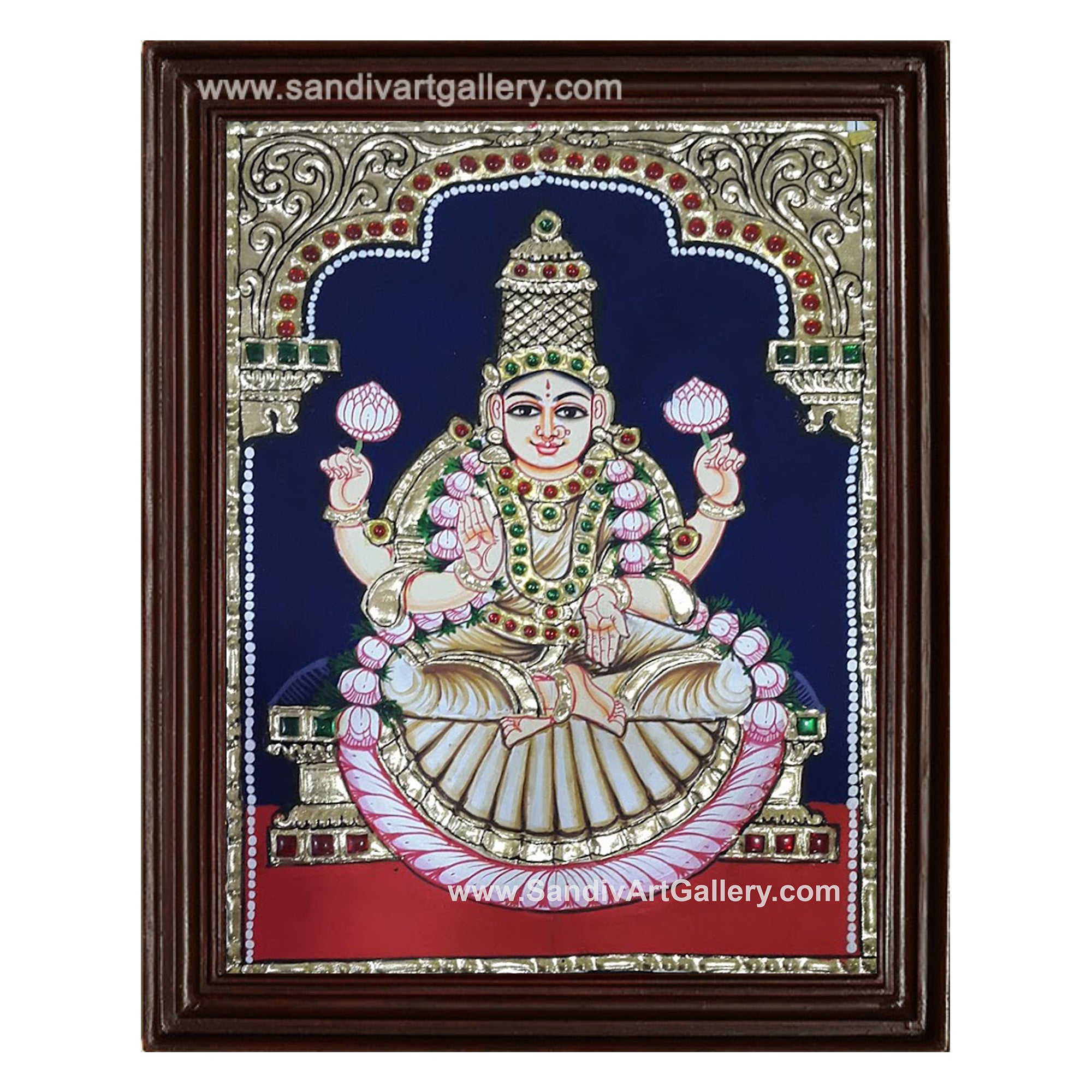 Aishwarya Lakshmi Tanjore Painting2