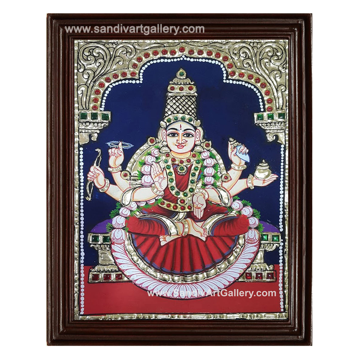 Dhana Lakshmi Tanjore Painting3