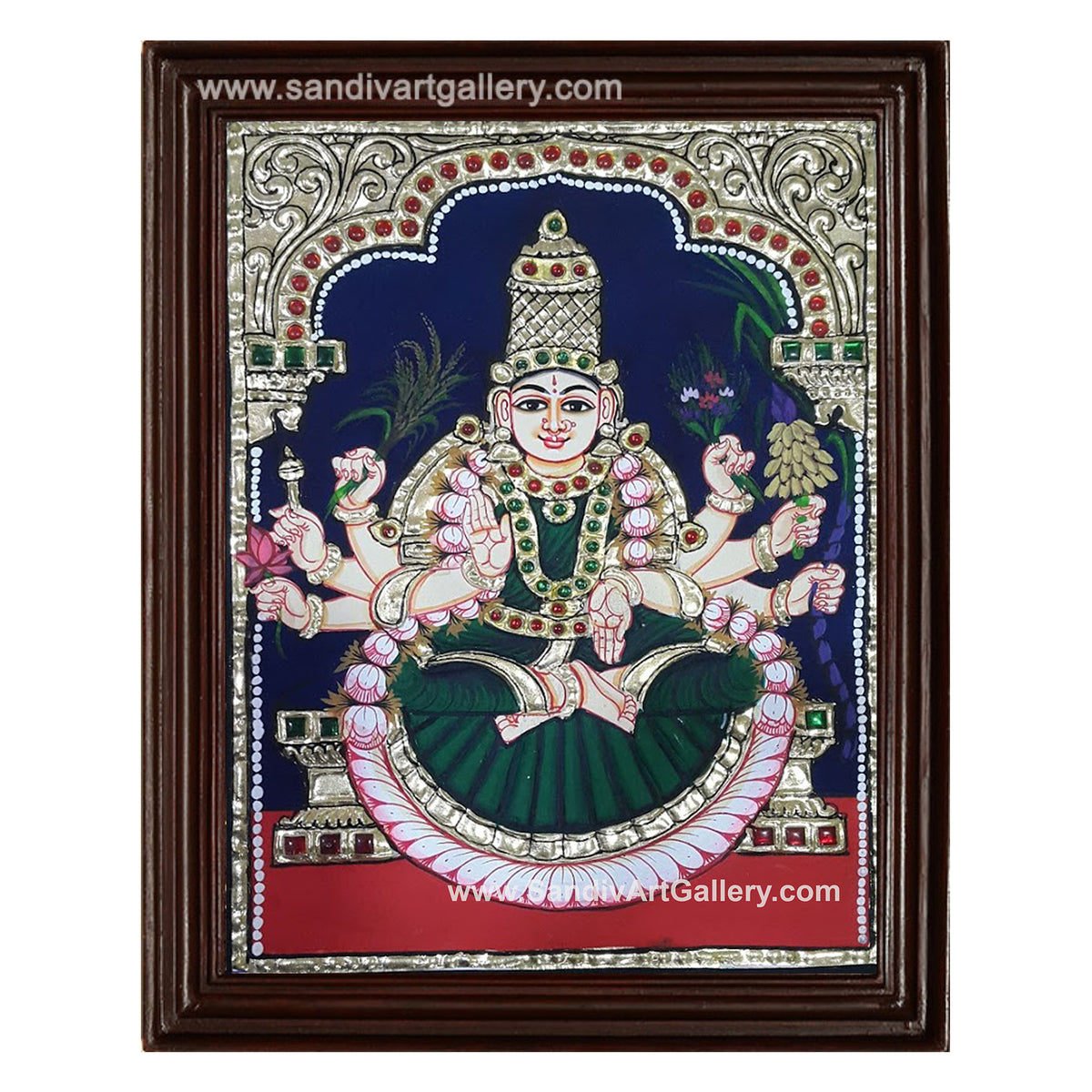 Dhanya Lakshmi Tanjore Painting