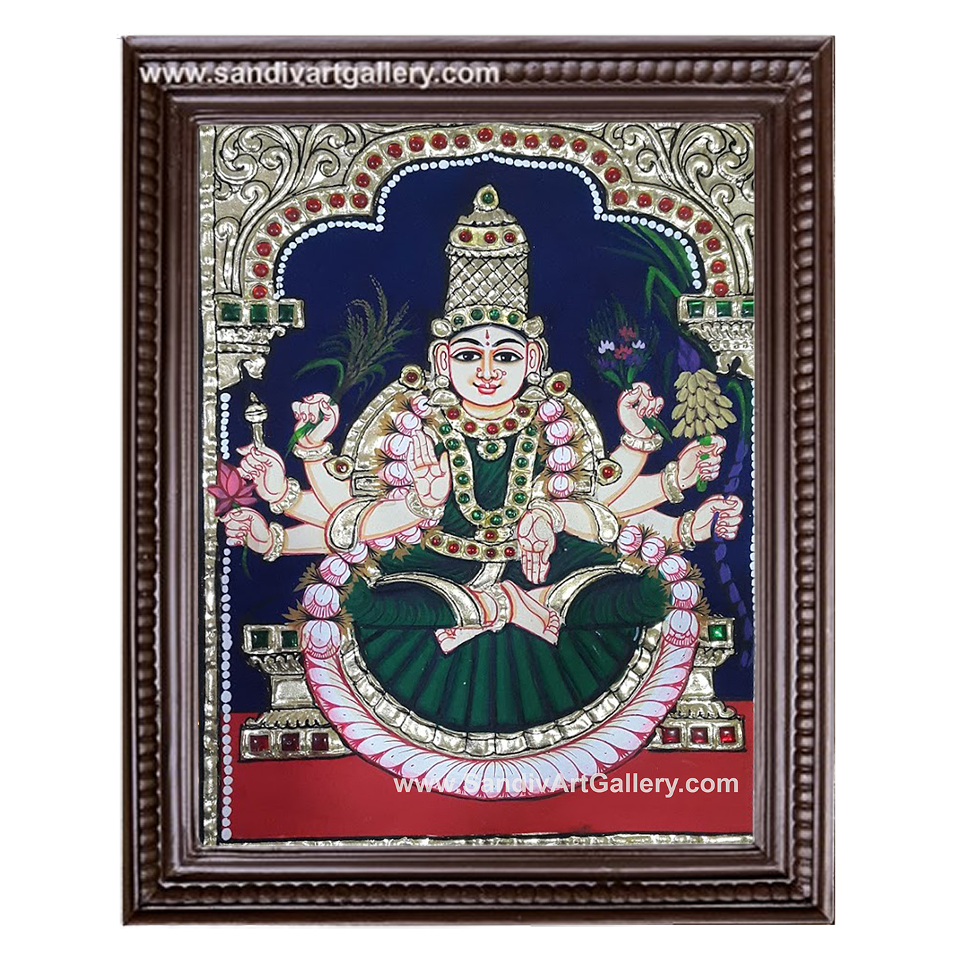 Dhanya Lakshmi Tanjore Painting