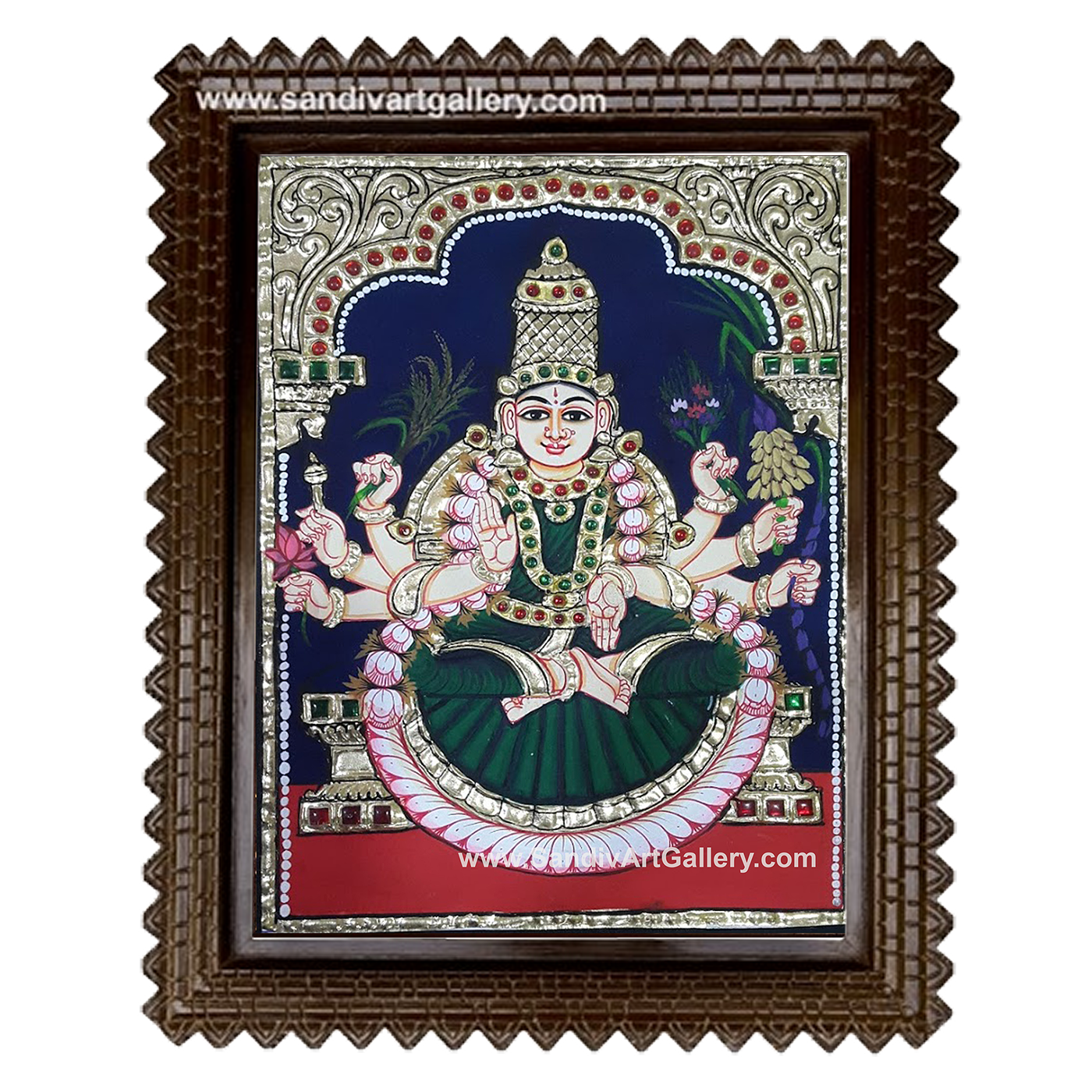 Dhanya Lakshmi Tanjore Painting