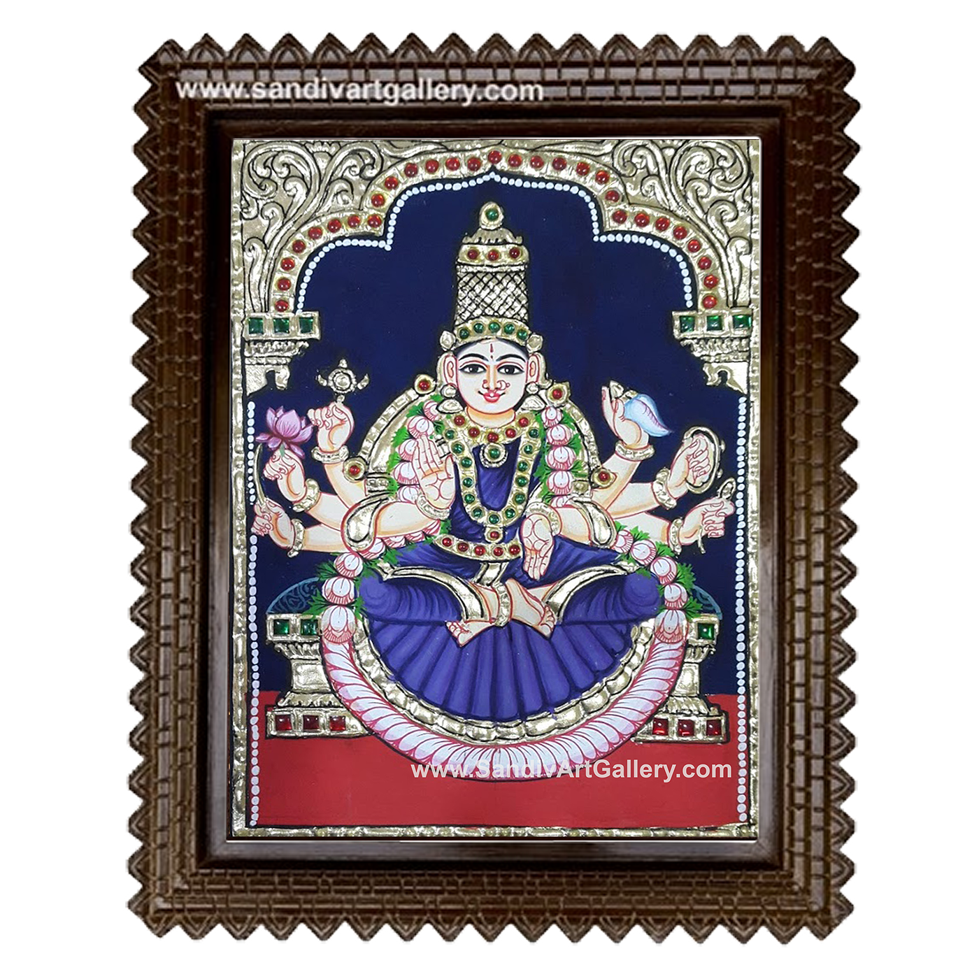 Vijaya Lakshmi Tanjore Painting